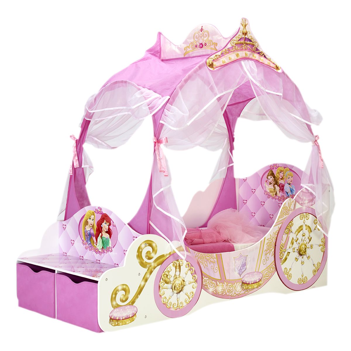  Lit enfant P'tit Bed® Carrosse Disney princesses