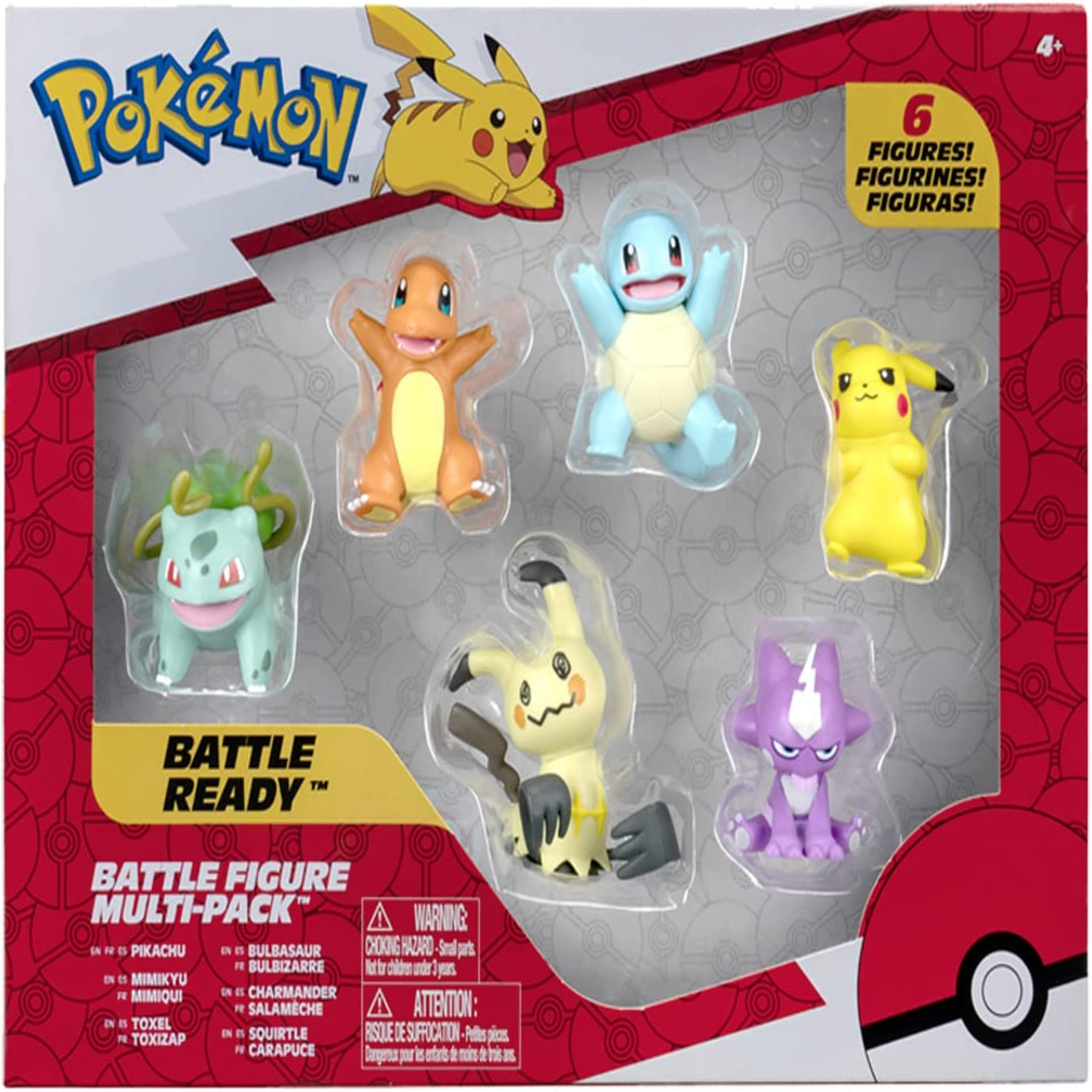 Voir la diapositive 2 : BANDAI Pack de 6 figurines Pokémon Collection n°3