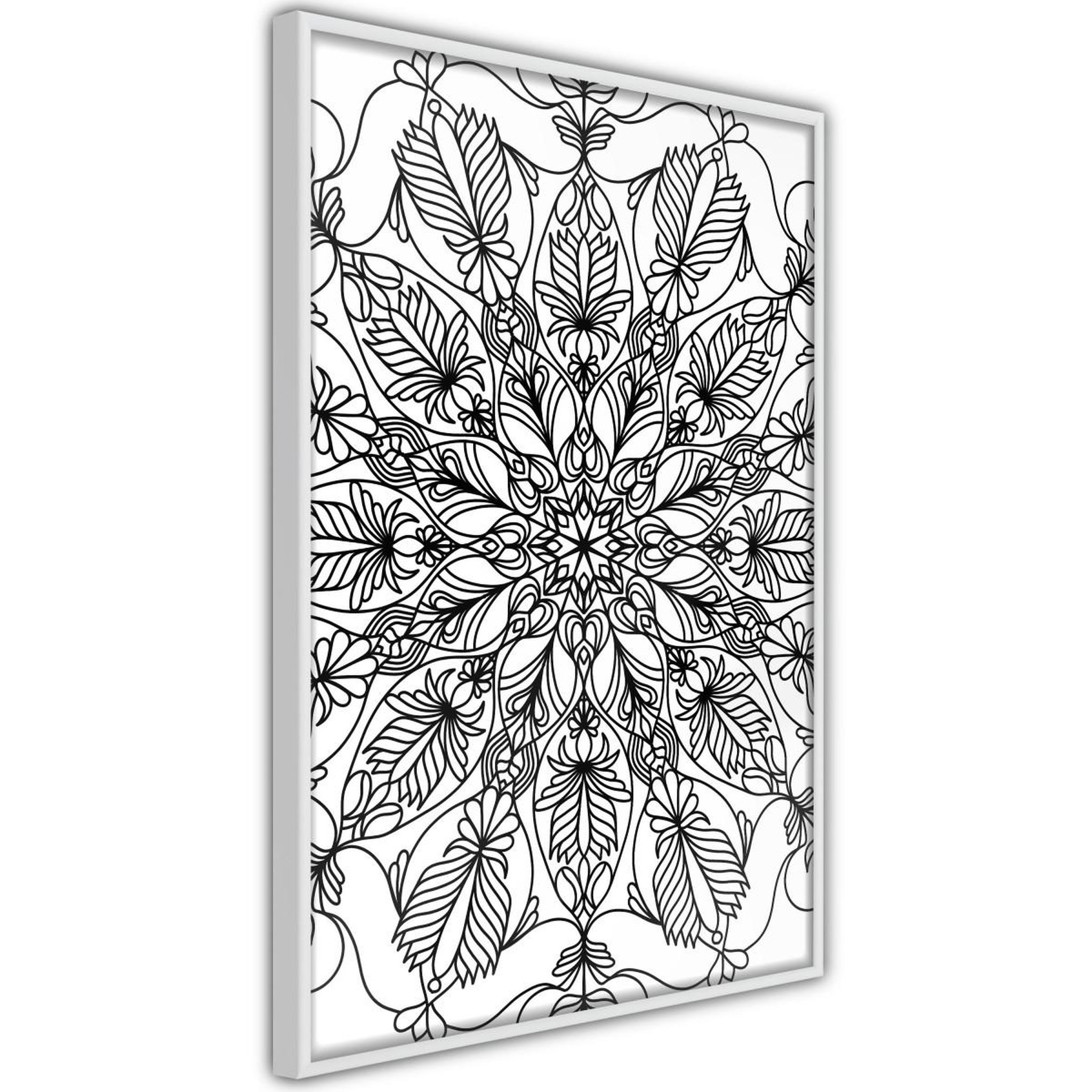 Paris Prix Affiche Murale Encadrée  Colour Your Own Mandala I