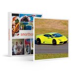 smartbox pilotage lamborghini huracán : 2 tours sur le circuit du mas du clos - coffret cadeau sport & aventure