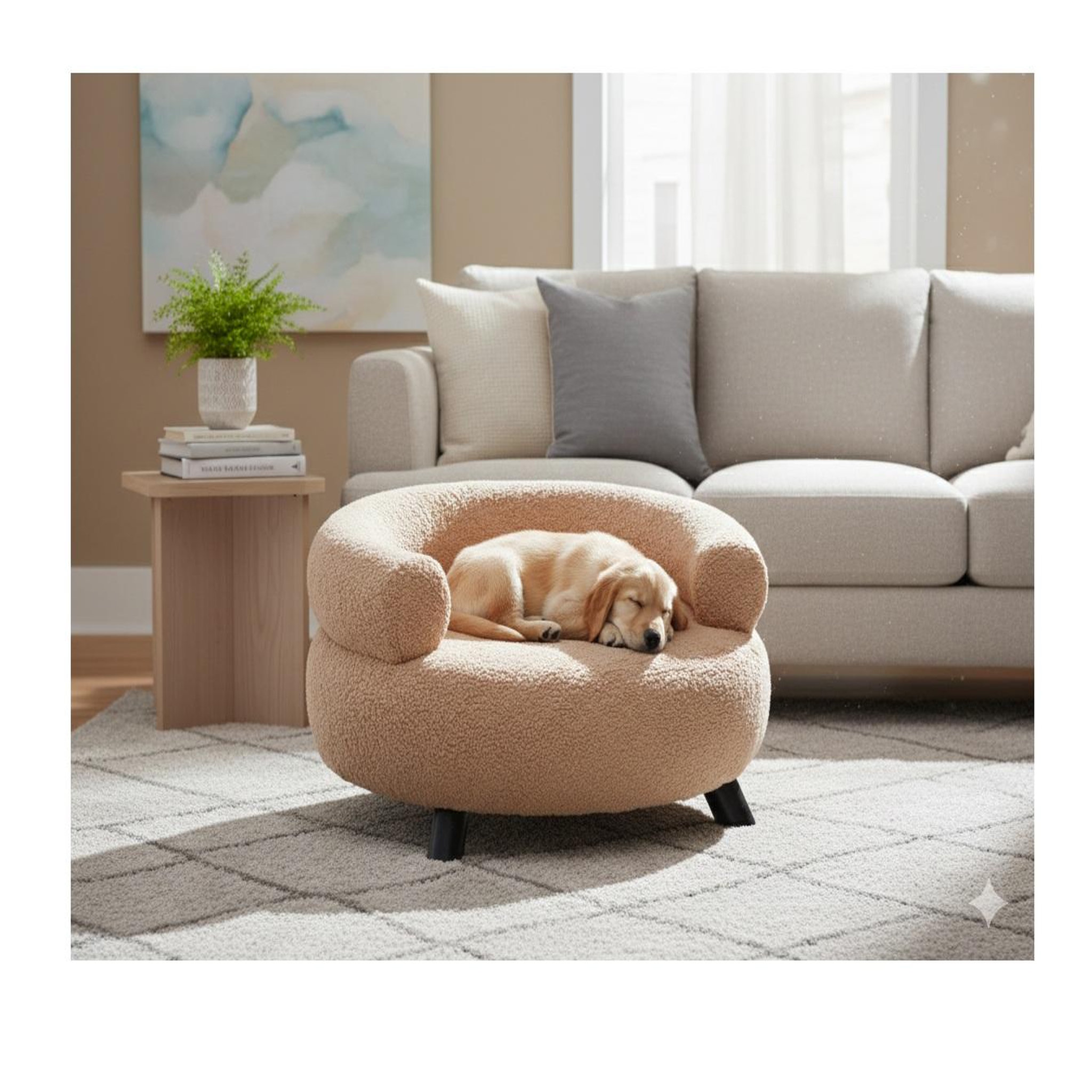 Voir la diapositive 5 : Eden Fauteuil pour chien ou chat bouclette