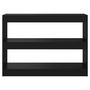 Voir la diapositive 3 : VIDAXL Bibliotheque/Separateur de piece Noir 100x30x72 cm