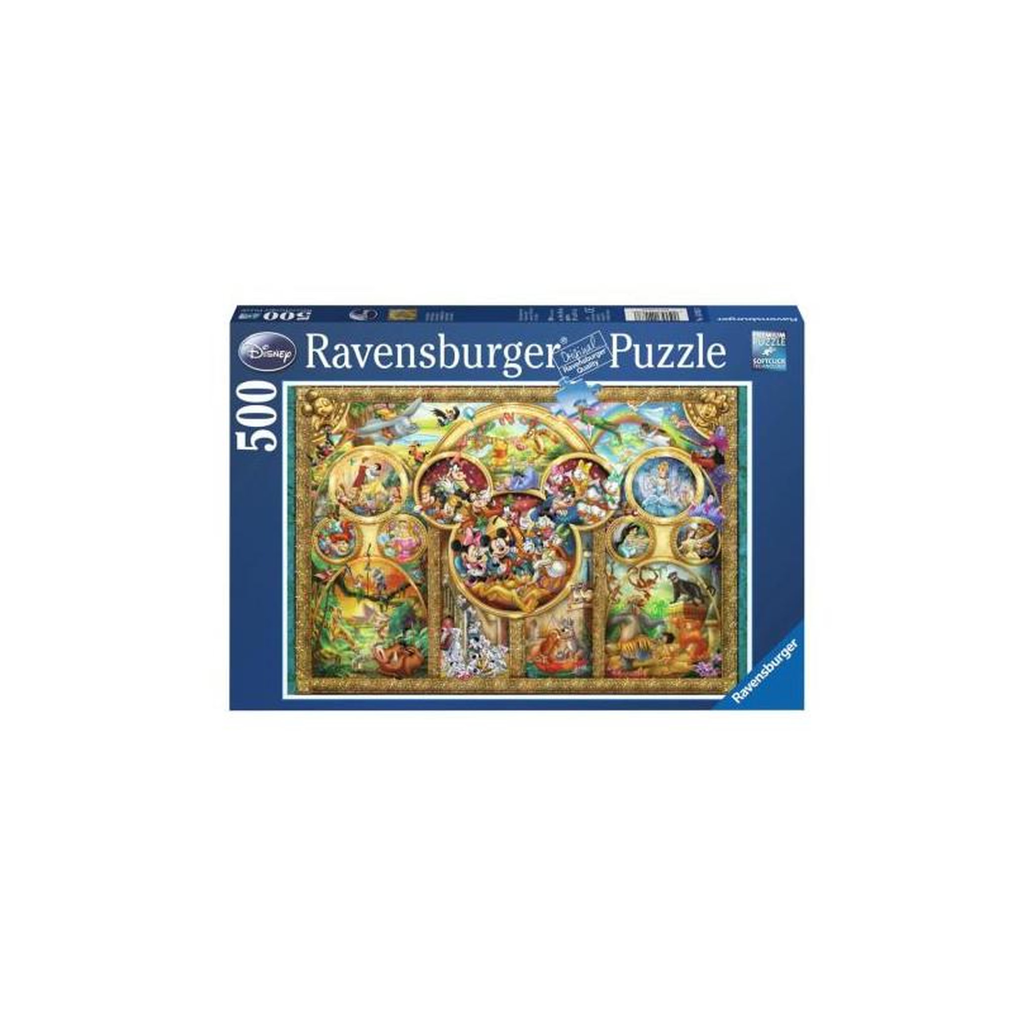 RAVENSBURGER Puzzle adulte 500 pièces Disney Famille personnages univers magique – Ravensburger