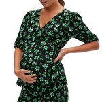 MAMALICIOUS Blouse De Grossesse Vert/ Femme Mamalicious  inor. Coloris disponibles : Noir