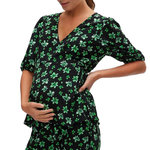 MAMALICIOUS Blouse De Grossesse Vert/ Femme Mamalicious  inor. Coloris disponibles : Noir