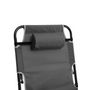 Voir la diapositive 3 : NEKA Lot de 4 Bains de Soleil  Kalio  172cm Gris