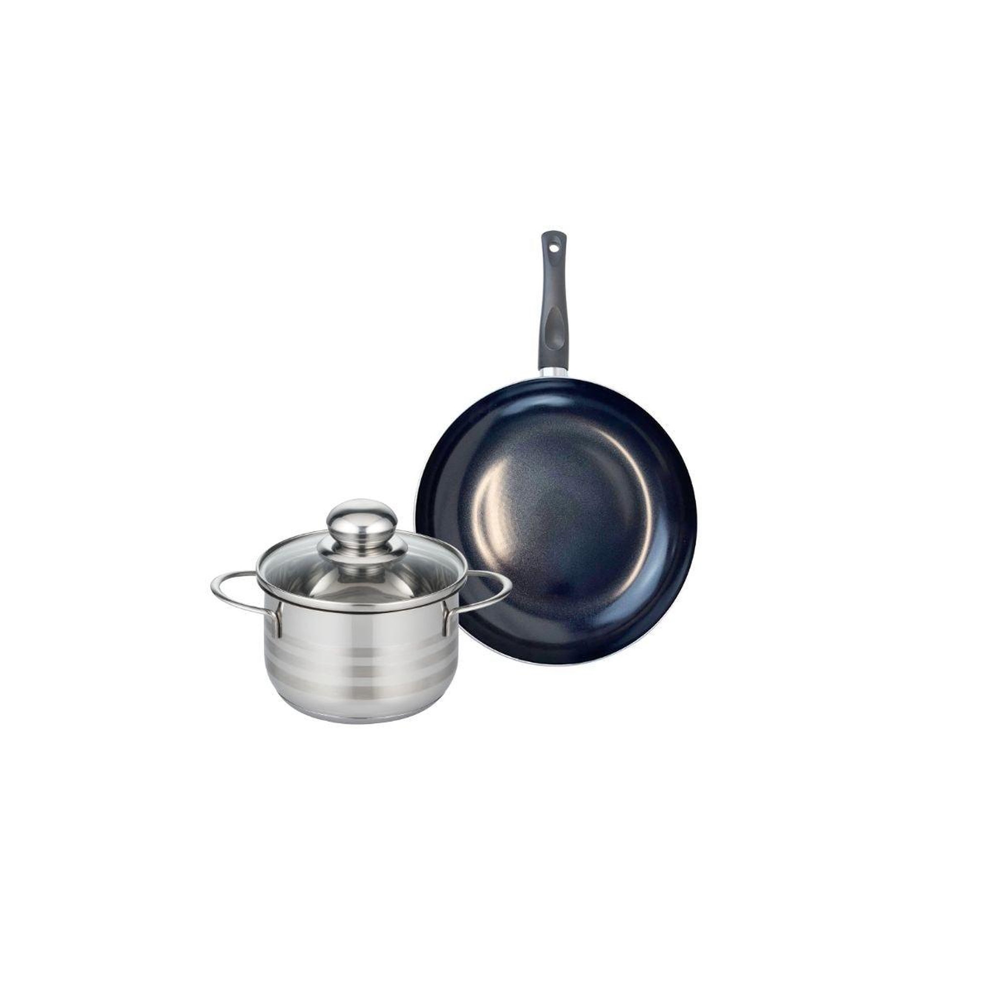 ELO Ensemble de 1 poêle de cuisson 24 cm et 1 faitout 16 cm elo prima brillant