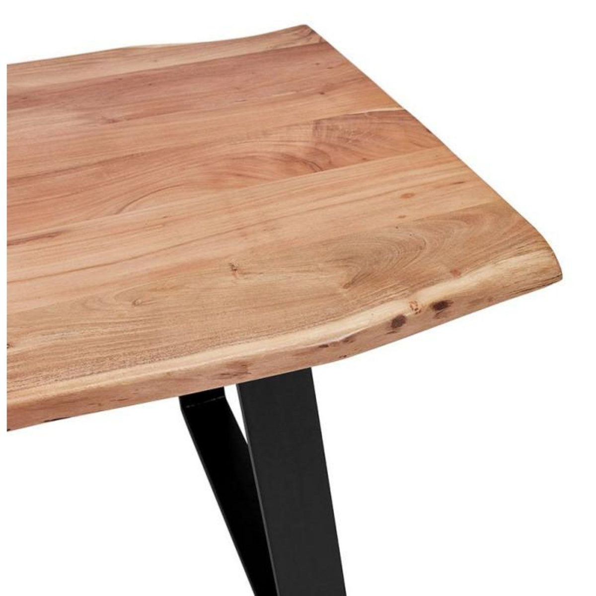 Paris Prix Table de Repas  Azimato  160cm Naturel & Noir