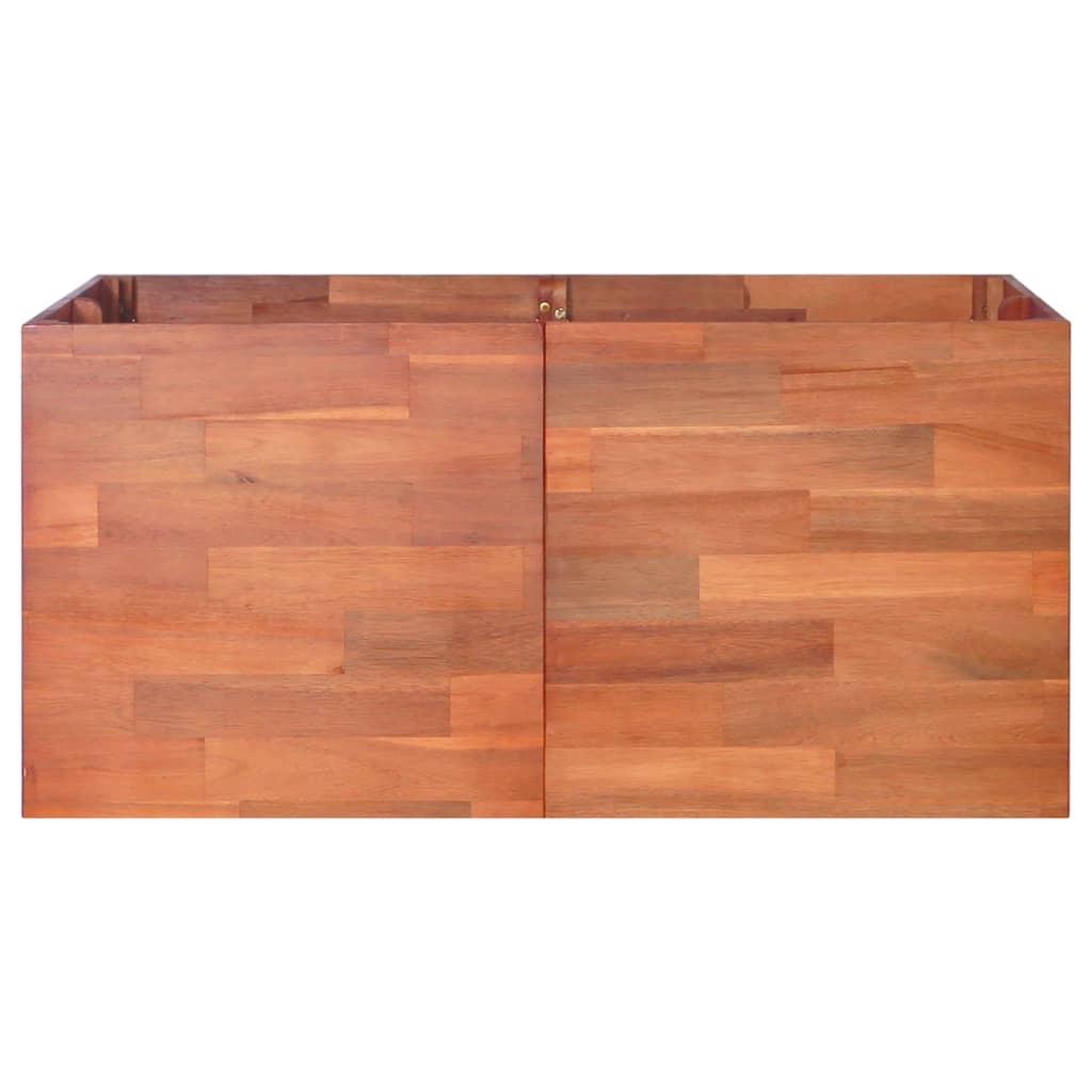 Voir la diapositive 2 : VIDAXL Lit sureleve de jardin Bois d'acacia 100x100x50 cm