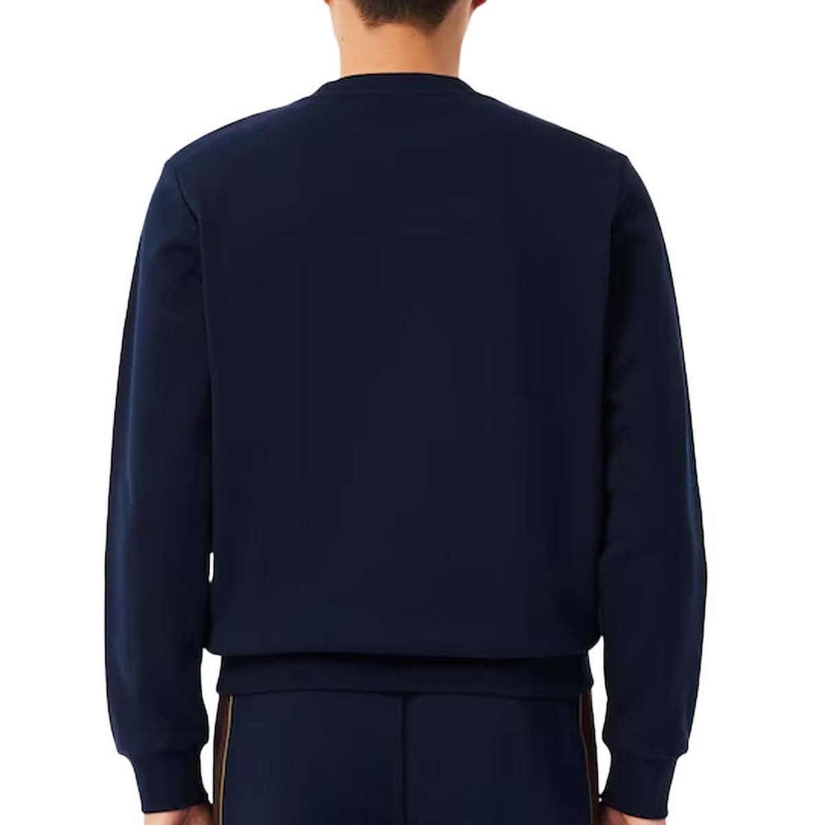 Lacoste Sweat Marine/Blanc Homme Lacoste SH5498