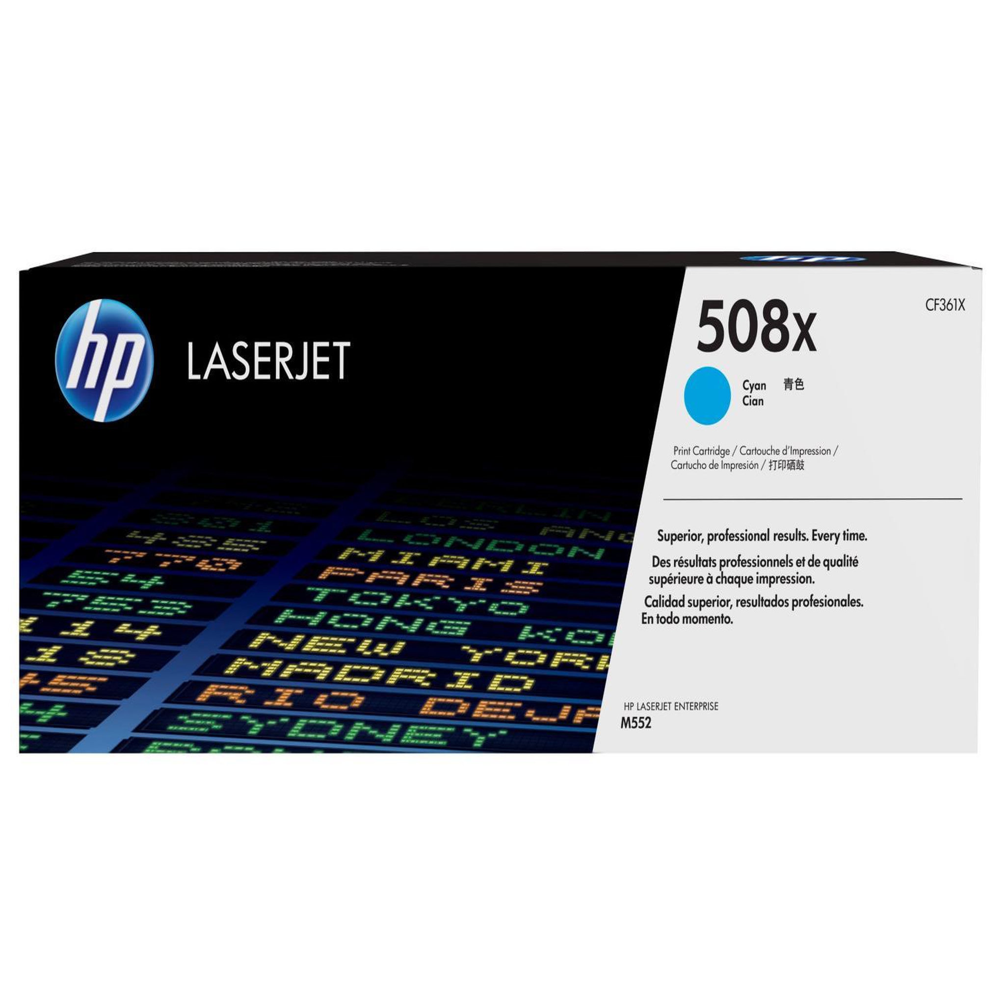 Voir la diapositive 2 : HP Hp 508x toner laserjet cyan grande capacité authentique