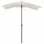 VIDAXL Parasol de jardin avec mat 200x130 cm Sable