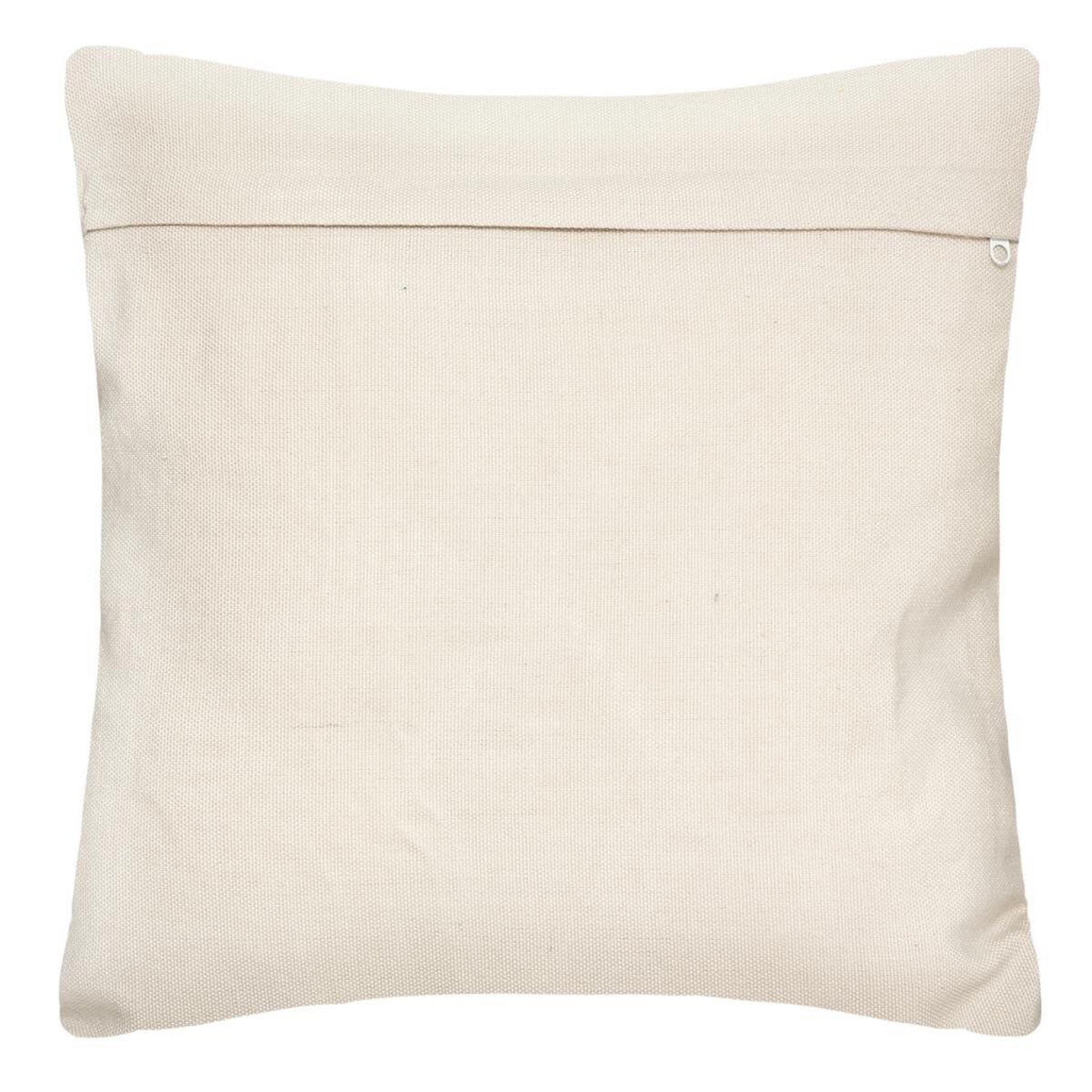 Voir la diapositive 3 : ATMOSPHERA Coussin déco à pompons  row  45x45cm ocre