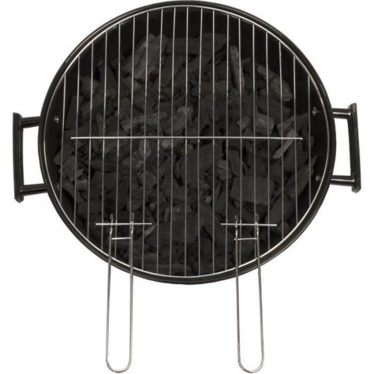 AAAAA Barbecue a charbon - LIVOO DOC172VE - Acier émaillé - Surface cuisson 41 cm