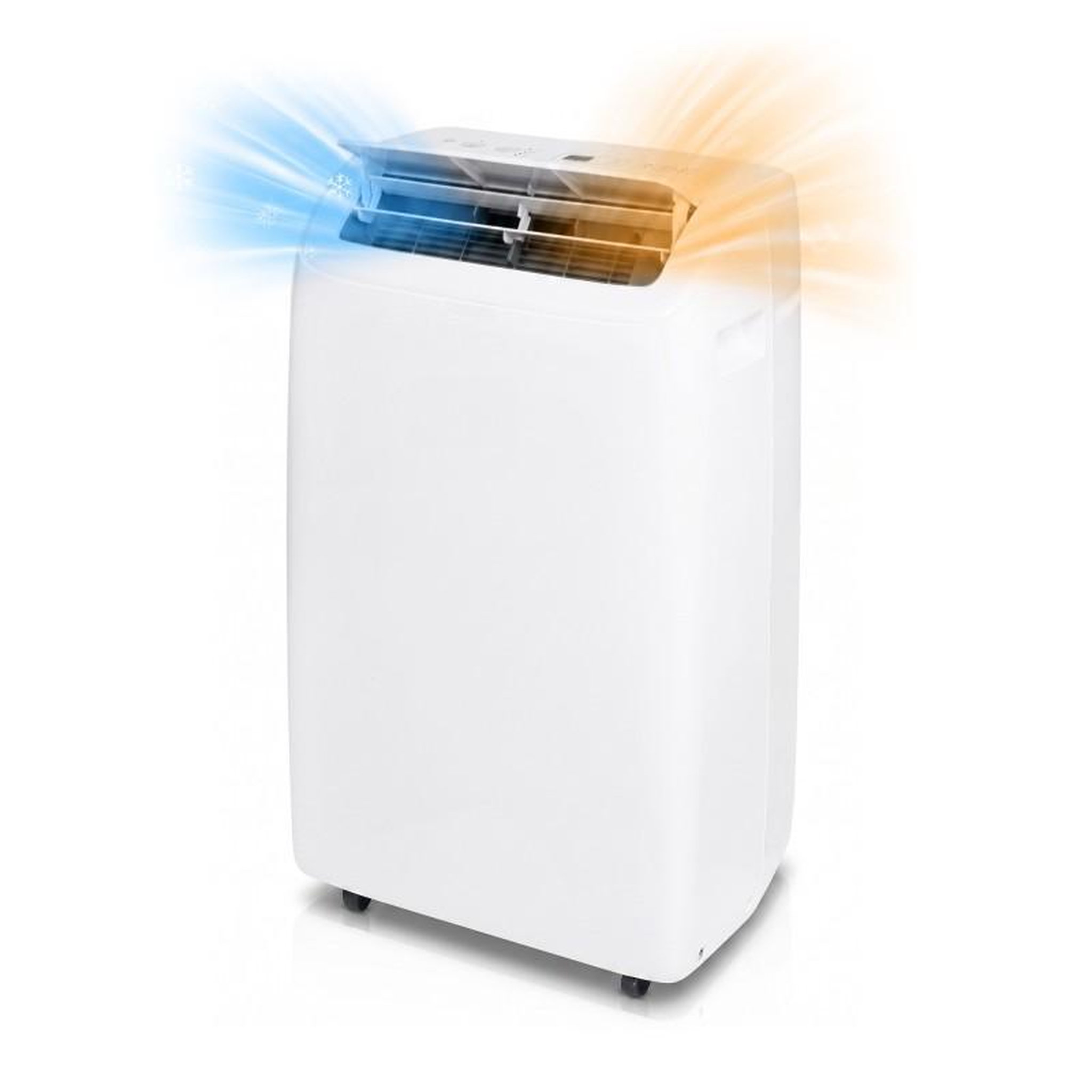 Voir la diapositive 2 : Climatiseur mobile réversible 2-en-1 – froid et chaud – 3 500 w – wi-fi