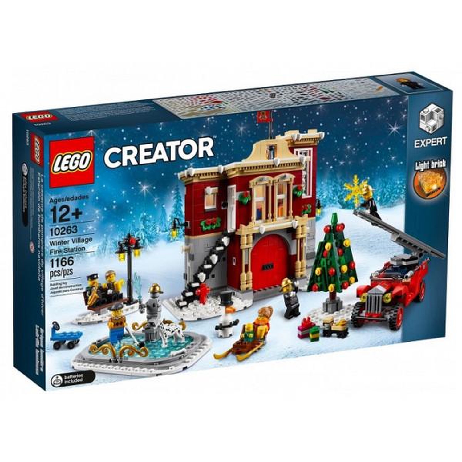 LEGO Creator Expert Caserne Pompiers Hivernale 10263 - vue 8