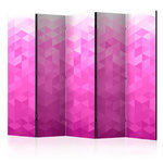 Paris Prix Paravent 5 Volets  PInk Pixel  172x225cm