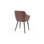 Voir la diapositive 3 : Lot de 2 chaises en velours capitonnée JULIETTE