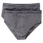 Voir la diapositive 2 : Athena Lot de 2 slips taille haute ouverts homme Coton Bio