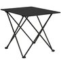 Voir la diapositive 1 : OUTSUNNY Table de camping pique-nique pliable - sac de transport inclus - métal noir