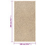 Voir la diapositive 6 : VIDAXL Tapis ZIZUR 100x200 cm aspect de jute interieur et exterieur