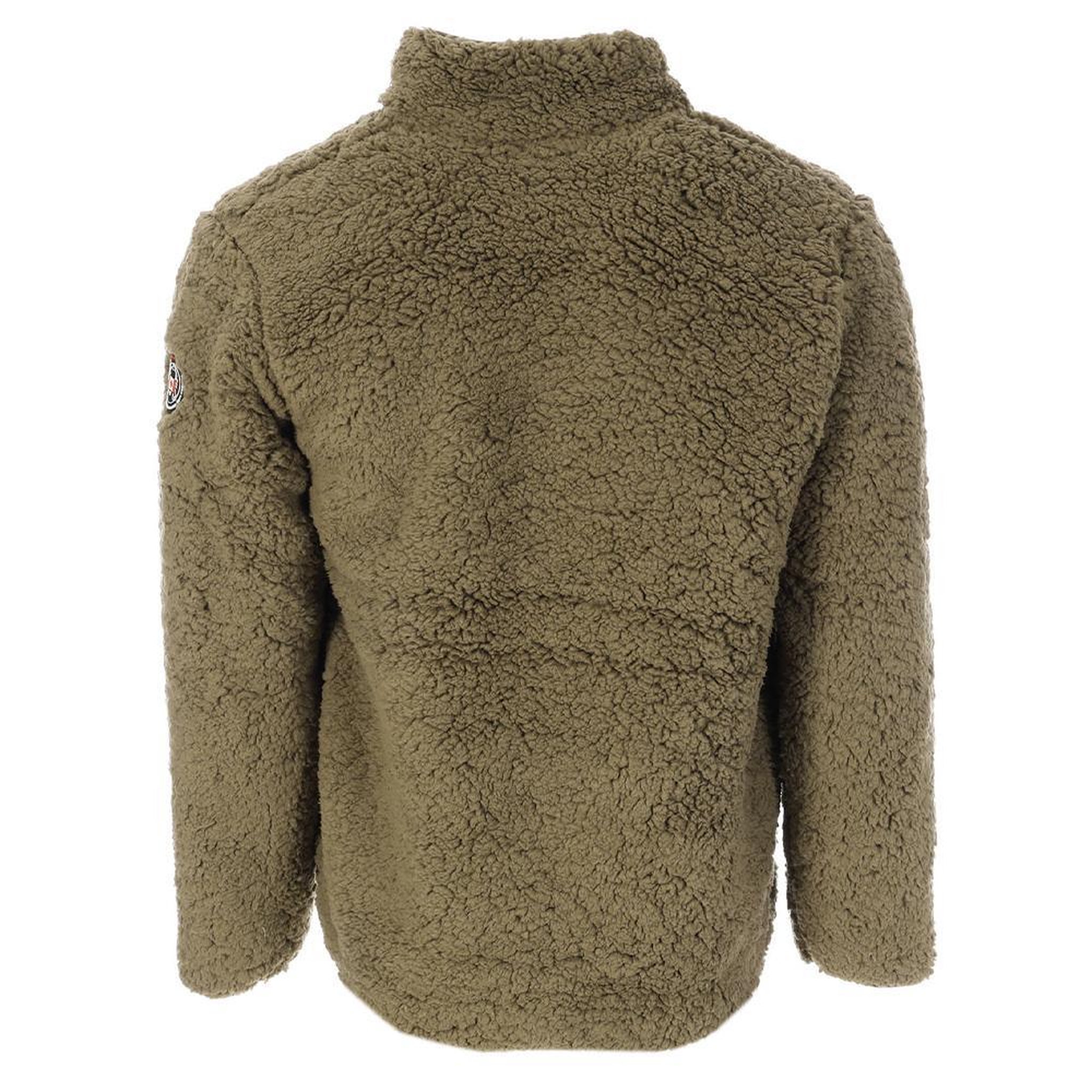 Voir la diapositive 2 : PANAME BROTHERS Veste Sherpa Kaki Homme Paname Brothers Full Zip