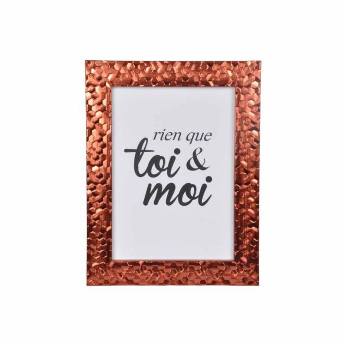 Paris Prix Cadre Photo Déco  Martelé  13x18cm Cuivre