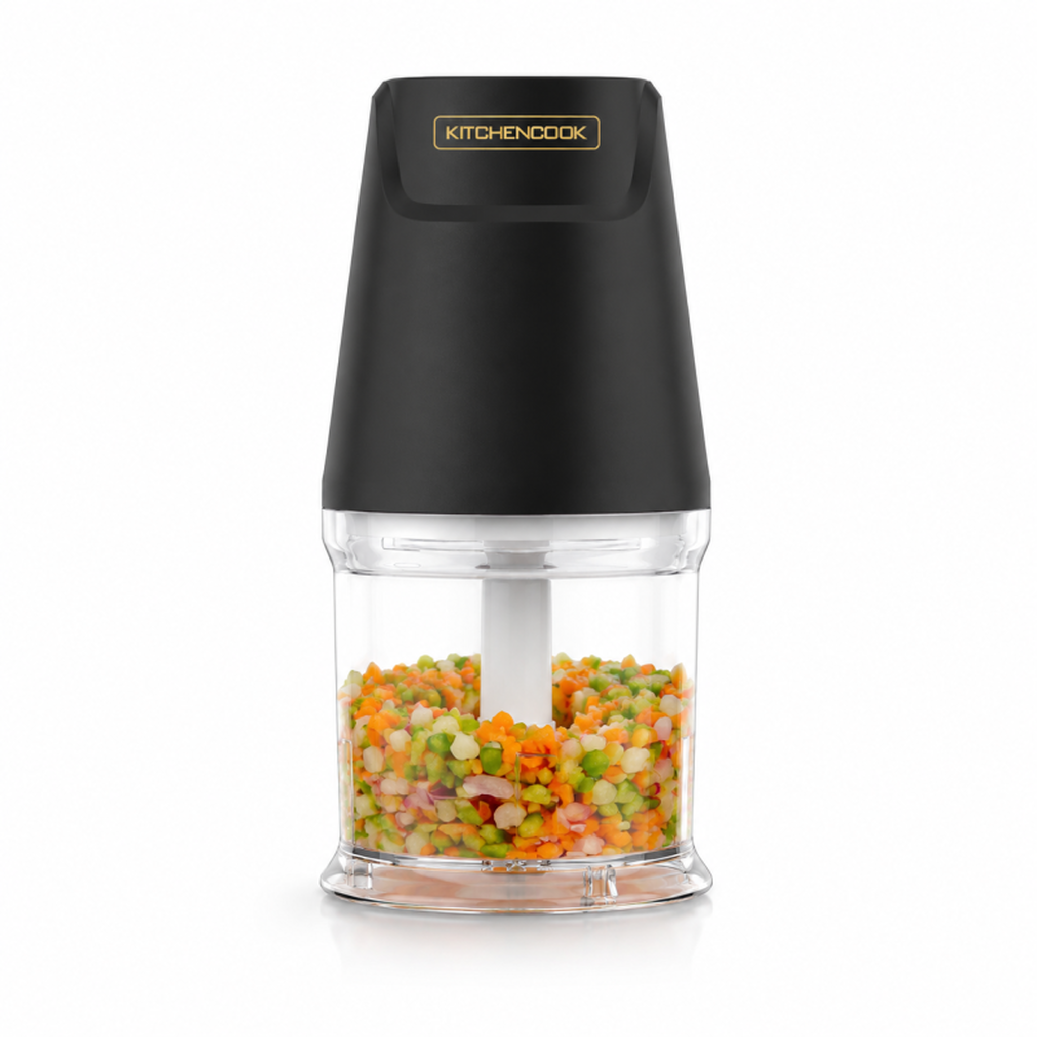 KITCHENCOOK Kitchencook - matt pod - noir - mini hachoir - 300 w - 2 lames inox