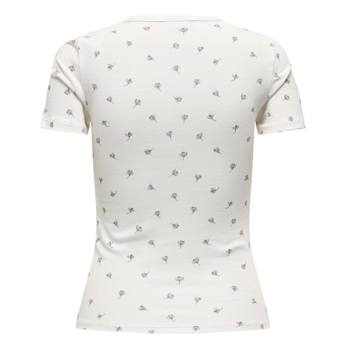 JACQUELINE DE YONG T-Shirt Blanc/Mauve Femme JDY Lucky