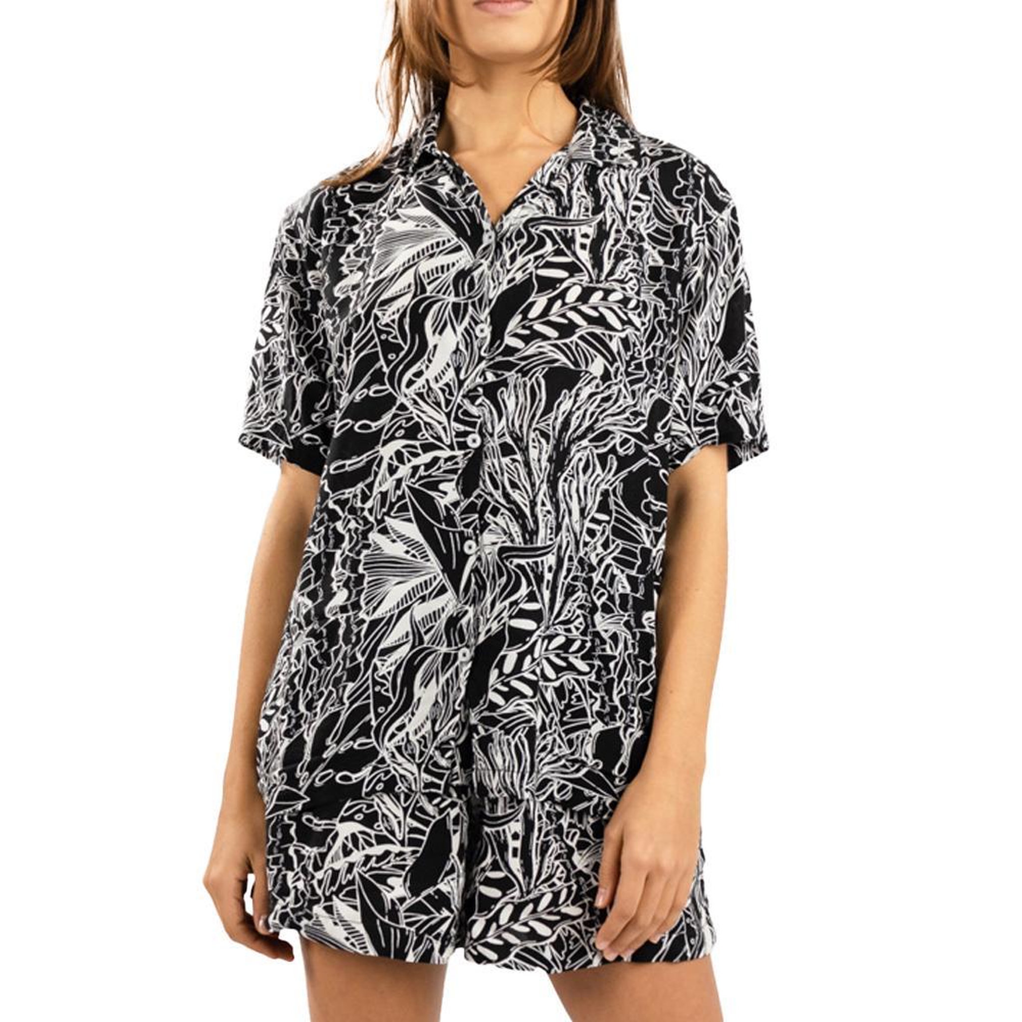 Voir la diapositive 1 : O'NEILL Chemise Noir/Blanc Femme O'Neill Ocean