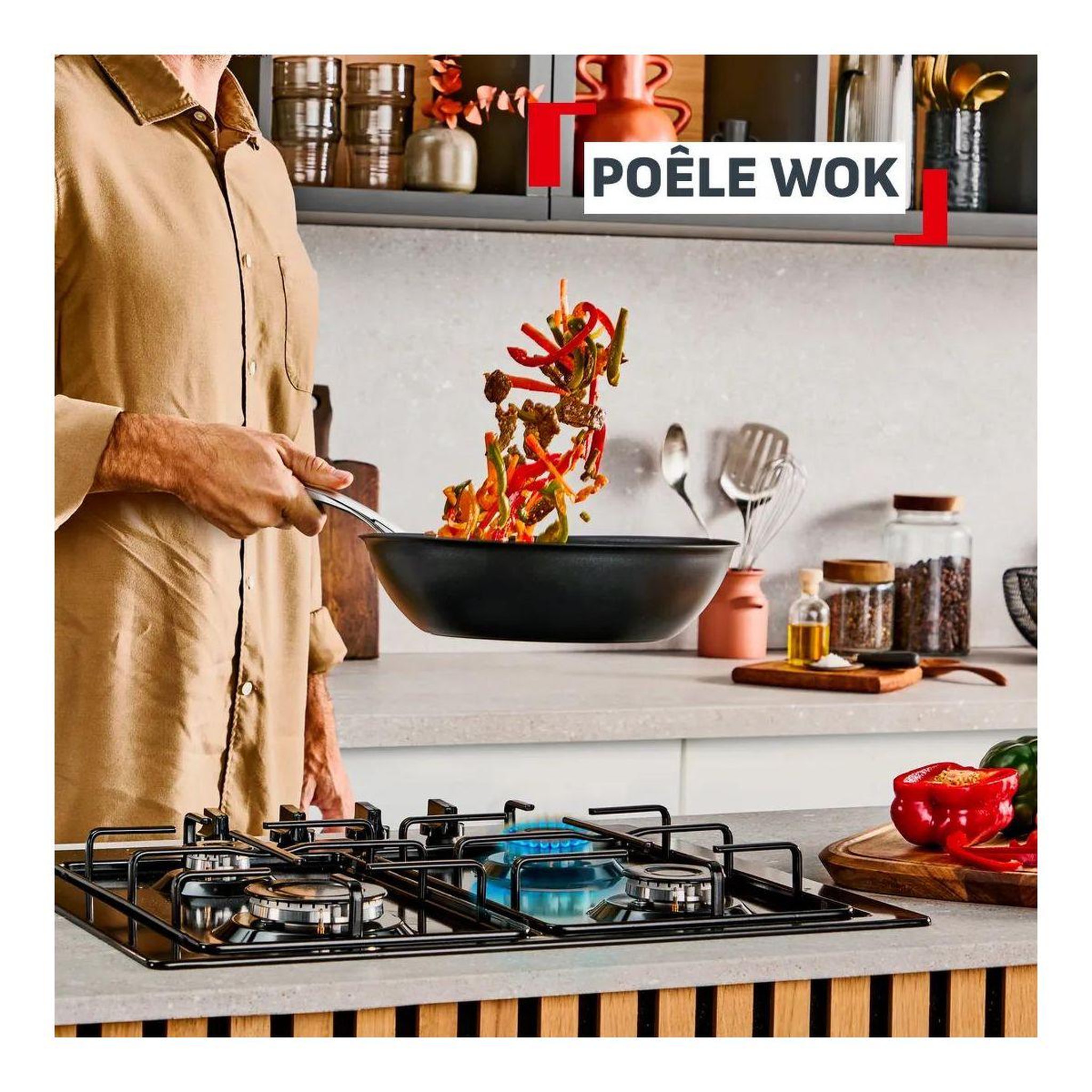 Voir la diapositive 5 : TEFAL Wok 28cm Excellence +