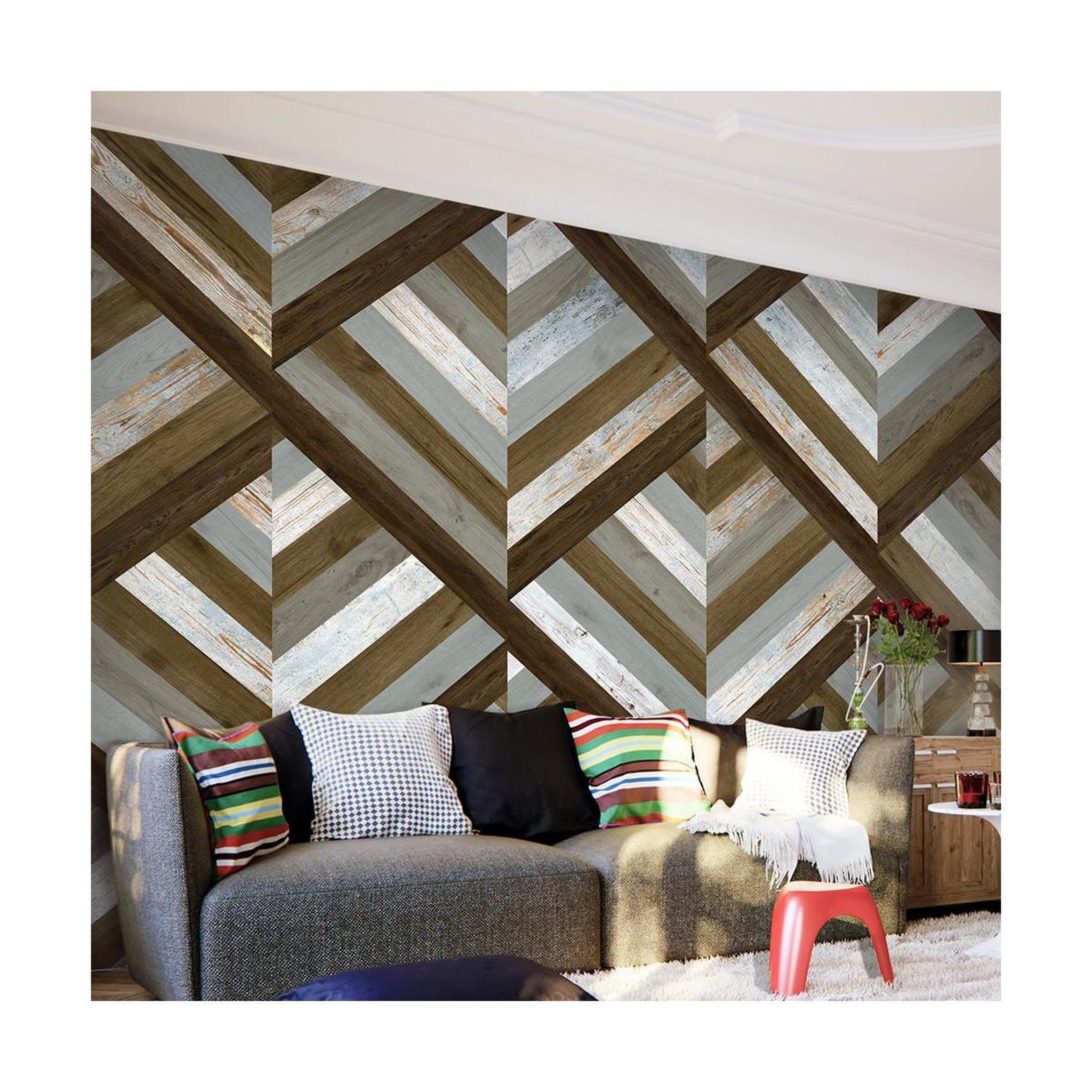 Paris Prix Papier peint  wooden trap  50x1000cm