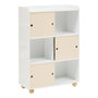 Voir la diapositive 1 : Atmosphera Kids Meuble de Rangement 3 Portes  Bouli  101cm Beige