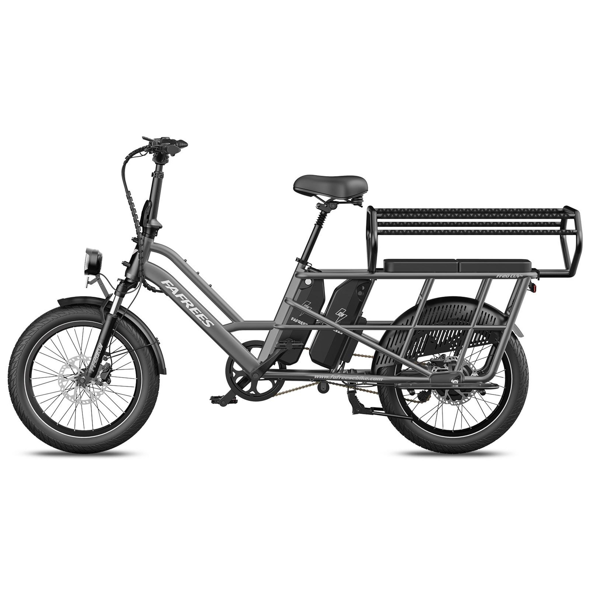 Voir la diapositive 2 : FAFREES Vélo utilitaire électrique fafrees ff20 cuv