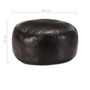 Voir la diapositive 4 : VIDAXL Pouf 60 x 30 cm Noir Cuir veritable de chevre