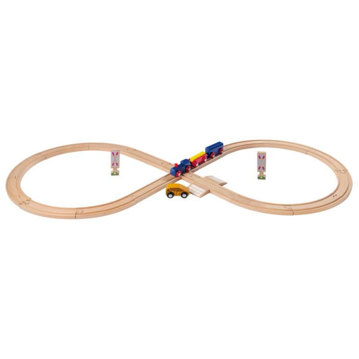 Eichhorn Eichhorn Train Track 8 Figure Playset, 27dlg. 100006202