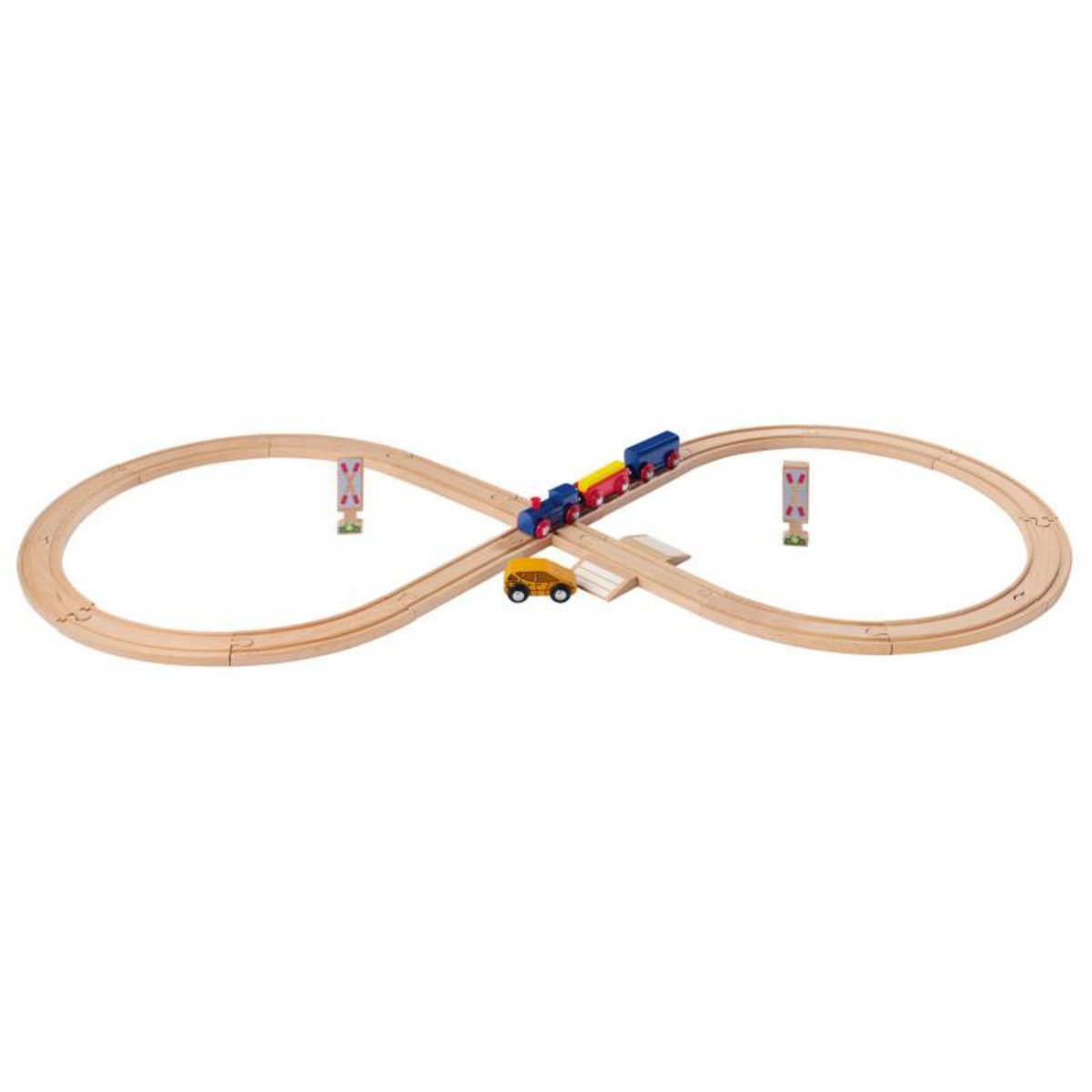 Eichhorn Eichhorn Train Track 8 Figure Playset, 27dlg. 100006202