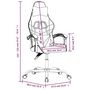 Voir la diapositive 6 : VIDAXL Chaise de jeu Noir et dore Similicuir