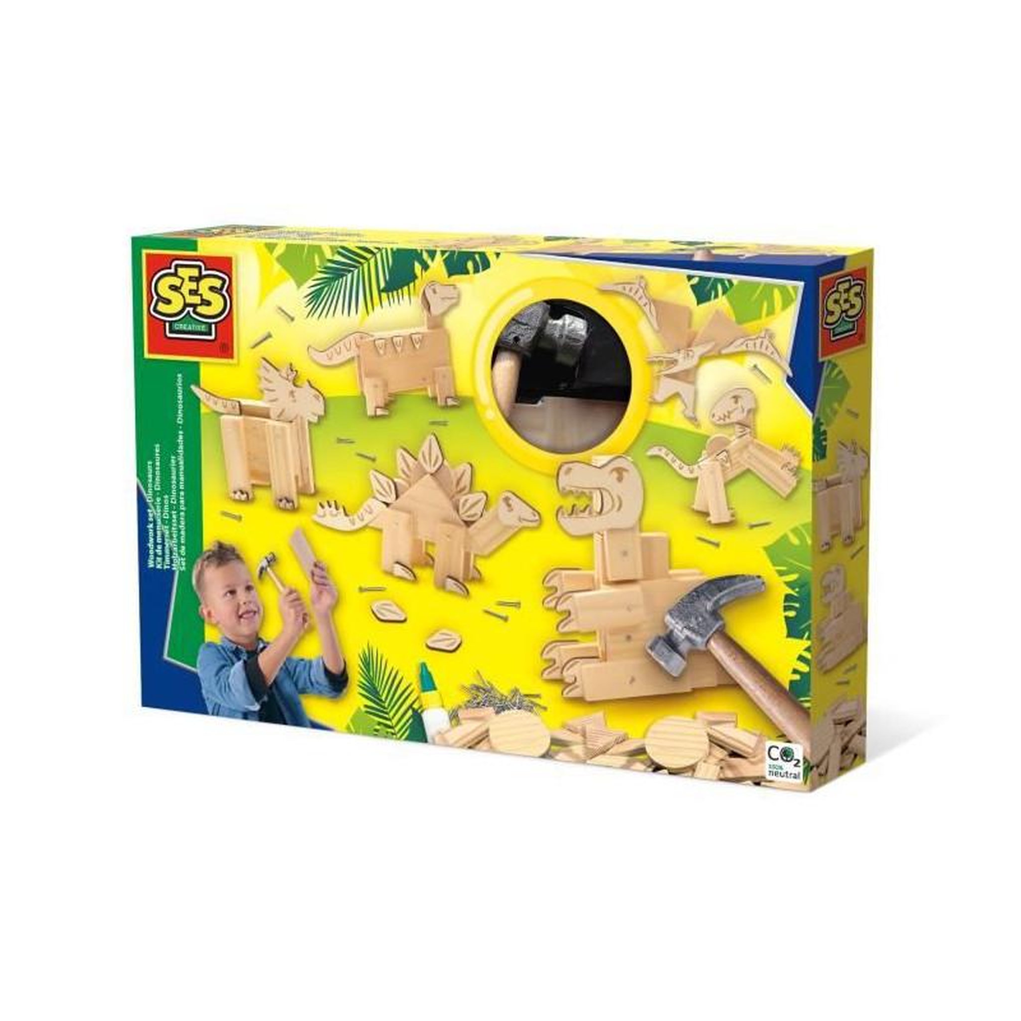 Voir la diapositive 2 : SES Creative Kit de menuiserie - Dinosaures