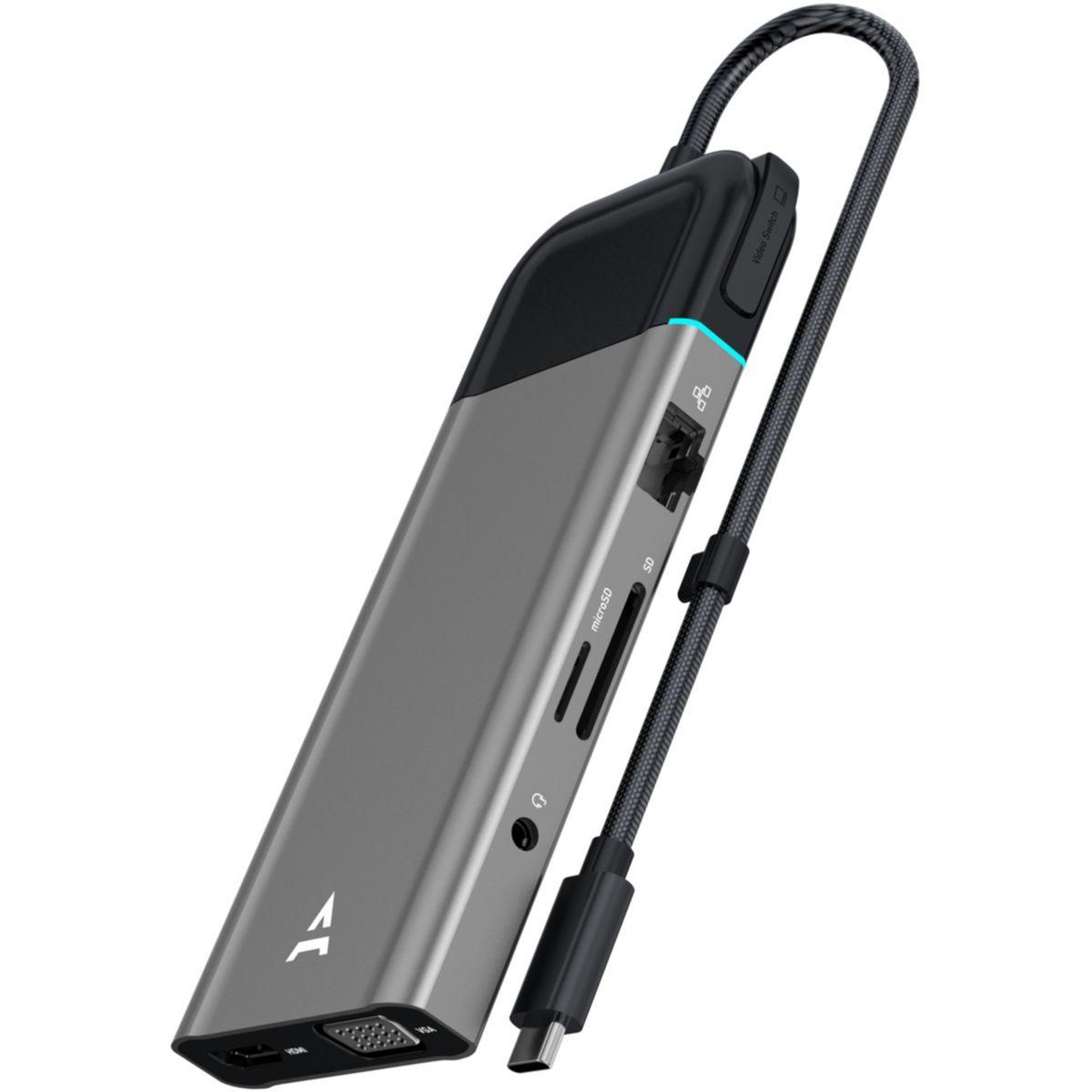 Voir la diapositive 1 : ADEQWAT Hub usb c 11 en 1 usbc multiports