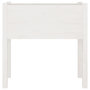 Voir la diapositive 4 : VIDAXL Jardinieres 2 pcs Blanc 70x31x70 cm Bois de pin massif