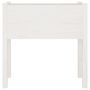 Voir la diapositive 4 : VIDAXL Jardinieres 2 pcs Blanc 70x31x70 cm Bois de pin massif