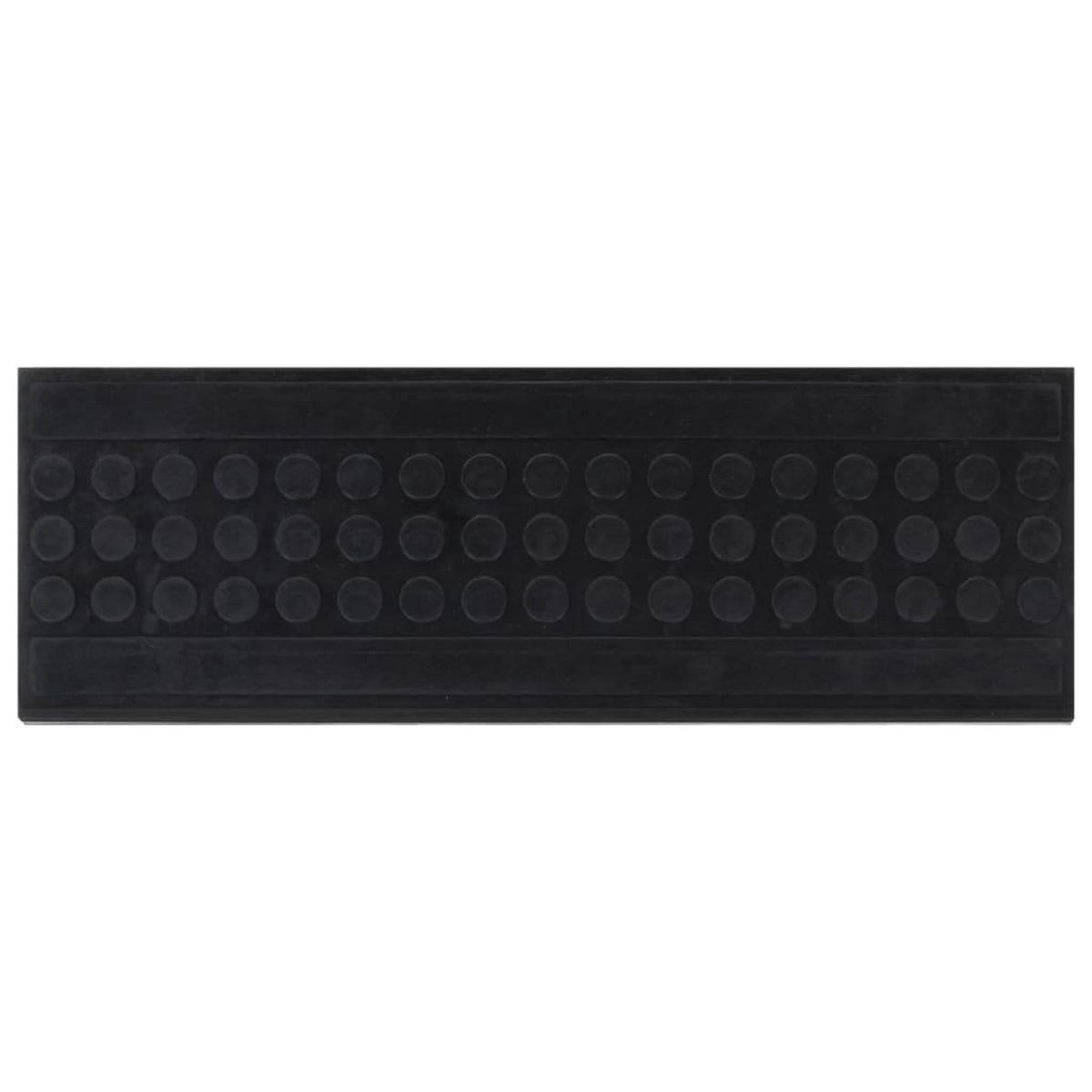 VIDAXL Marches d'escalier 10 pcs 25x75 cm caoutchouc