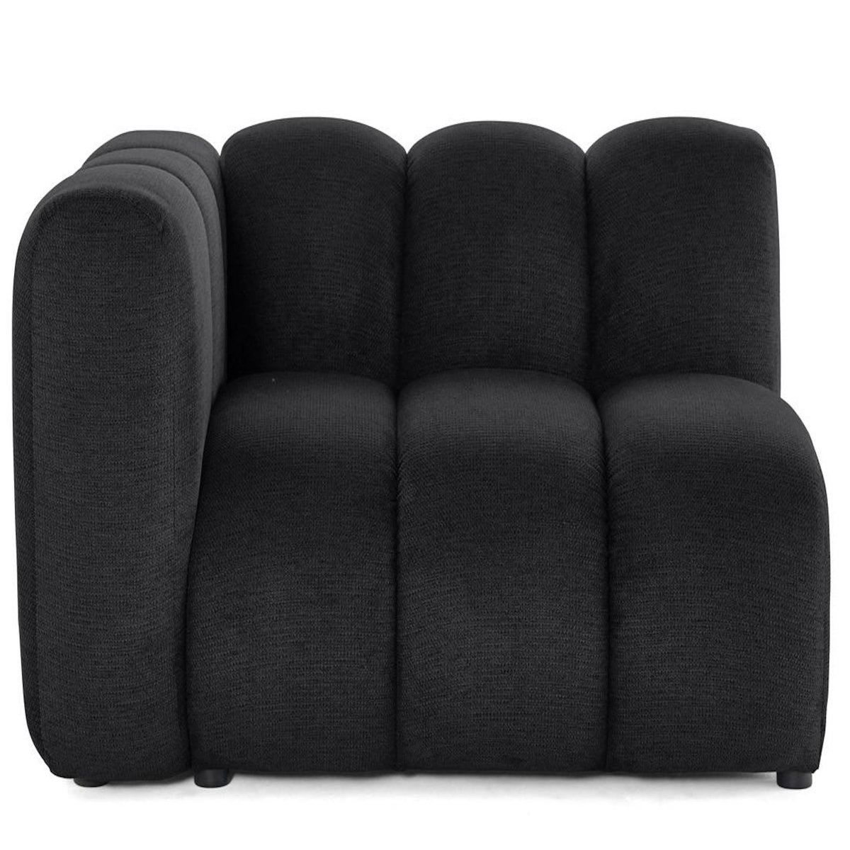 LISA DESIGN Debbie - module d'assise gauche en tissu texturé
