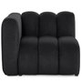 Voir la diapositive 1 : LISA DESIGN Debbie - module d'assise gauche en tissu texturé