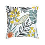 Voir la diapositive 1 : Coussin déco déhoussable avec Zip en coton FLORAL 