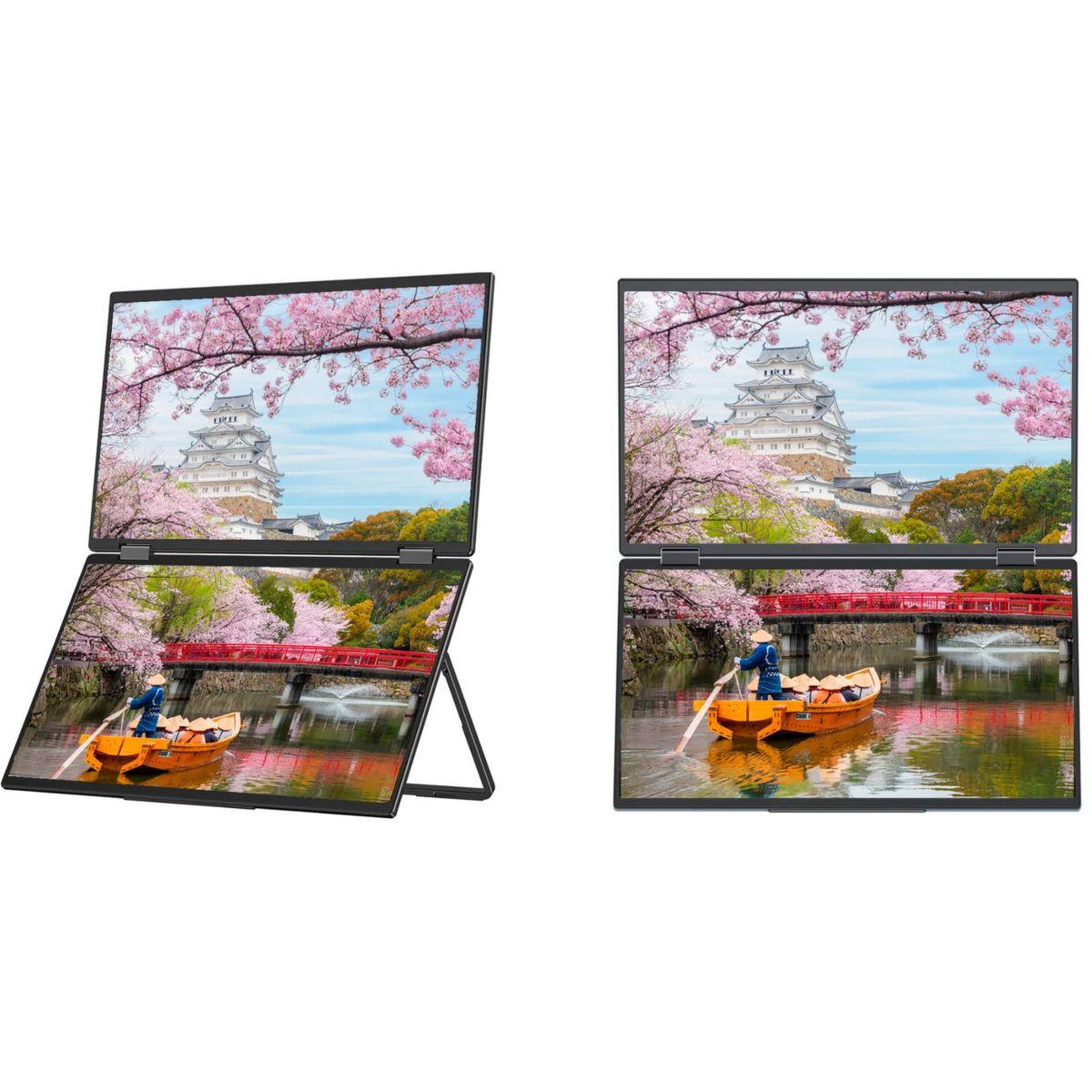 Voir la diapositive 3 : JAPANNEXT Ecran pc portable jn dmdips156f 15  double écran full hd 60hz ips amd freesync support intégré