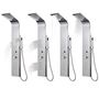 Voir la diapositive 3 : VIDAXL Systeme de panneau de douche acier inoxydable incurve