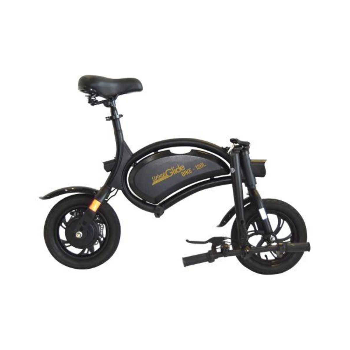 URBANGLIDE UrbanGlide e-Bike 120 – Draisienne Électrique Légère 12'' | 15 km Autonomie, Béquille & Frein Disque