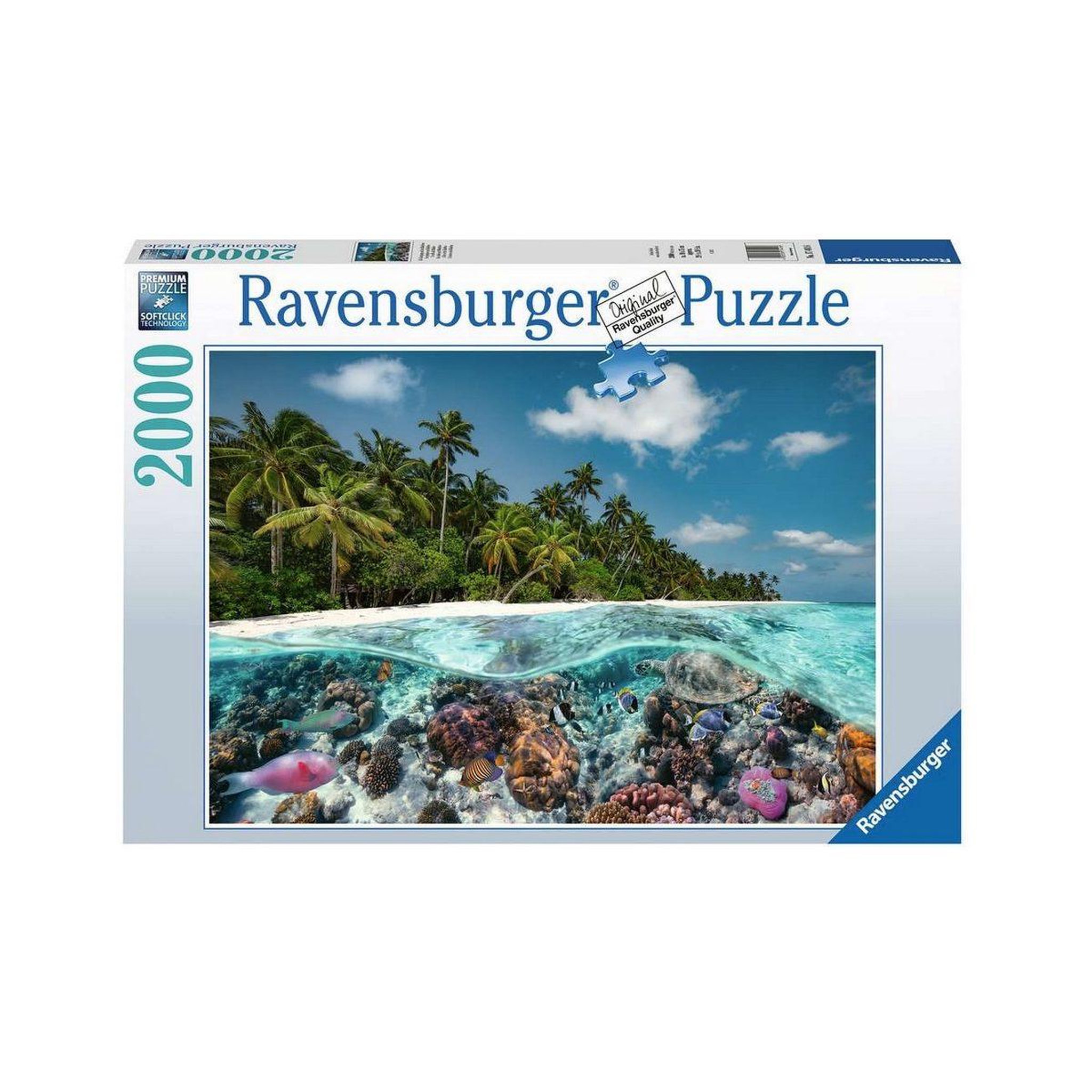 RAVENSBURGER Puzzle adultes une plongee aux maldives - 2000 pcs
